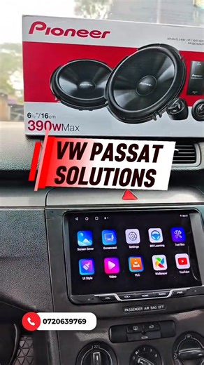 Vw passat solutions We fitted a vw special android radio ✅️perfect fit for all vw models ✅️Qled screen display ✅️4/64Gb ✅️Canbus included ☎️0720639769 📍ngara desai road #vw #Android #fyp | FINE TUNE AUDIO KENYA