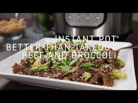 Instant Pot Better Than Takeout Beef and Broccoli