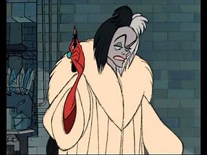 101 Dalmatians - Cruella De Vil's Outburst Scene (Swedish 1961)