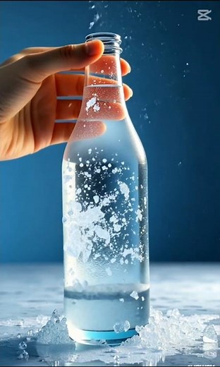 Instant Freeze Experiment – Watch Water Turn to Ice in Seconds! ❄️