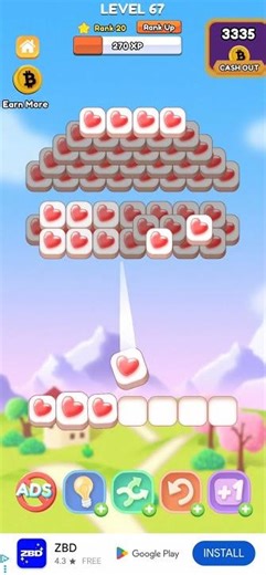 Earn Bitcoin Playing Bitcoin Tiles Casual Android Puzzle Matching Game