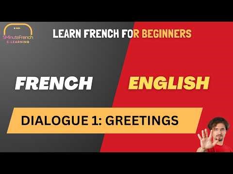 Learn French for Beginners | Le Nouveau Taxi 1 - Dialogue 1: Greetings & Introductions
