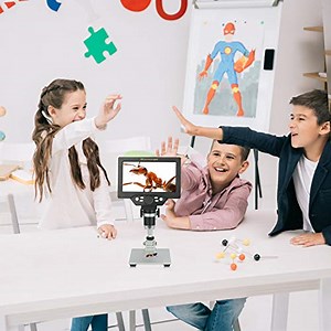 Watch Koolertron 7inch LCD Digital USB Microscope with 16G TF Card on Amazon Live