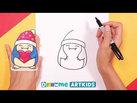 How to Draw a Cute Snorlax