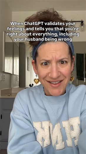 Gabrielle Gonzalez | Somatic Therapist in California on Instagram: "Once my husband and I were fighting and I was like, “you better go put this whole situation into ChatGPT because it’ll break it down for you.” Thought I was a genius. Thought, “that’ll show him.” Chat fucking told him HE was right. I wanted to rip Chat a new one over that. This is actually why ChatGPT cannot be your therapist: it reflects back what you want to hear. Its job is to keep you using the tool; not to actually help you