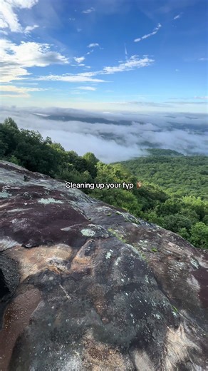 Whats your favorite hike in NE Georgia? I think mine is the Gorge Floor Trail but this view from Black Rock is absolutely stunning too ❤️ #jamarexploresgeorgia
