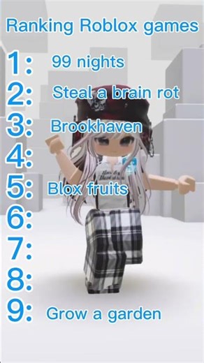 #roblox ranking favourite games
