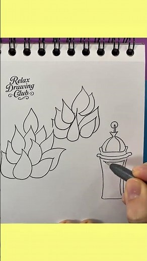 How to Draw a Zen Doodle Abstract ✍️ Step-by-Step Line Art | Relaxing Zen Doodle Drawing #Shorts