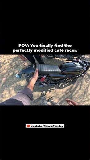 Finally Find the PERFECTLY Modified CAFE RACER 🔥 #passionpro #caferacer
