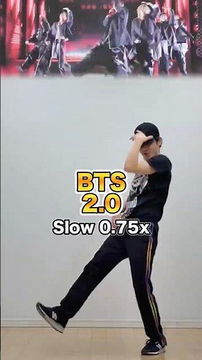 🎉 30,000 BTS 2.0 Dance Tutorial Mirrored Slow 0.75x | Dance Tutorial ♪ Mirrored ✨ Easy Slow Pract...