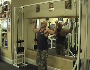 Standing High Pulley Cable Curl