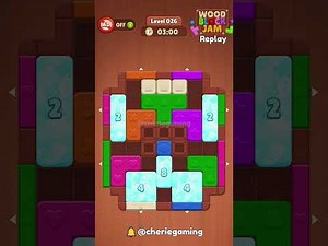 Wood Block Jam Level 26 Solution Walkthrough