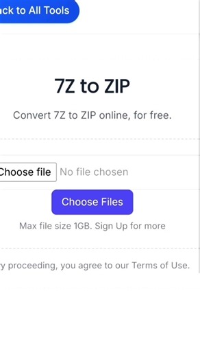 AI Tool Website on Instagram: "Convert 7Z compressed files into ZIP format quickly and effortlessly. Perfect for students, developers, professionals, and anyone who needs better compatibility and easy file sharing across devices. 🚀 Why use this tool? ✅ Fast & reliable file conversion ✅ Maintains file quality & structure ✅ No signup, no watermark ✅ Works smoothly on all devices ✅ Simple, clean, and user-friendly Make compressed files easier to open and share with FutureToolsOnline. 👉 Try the to