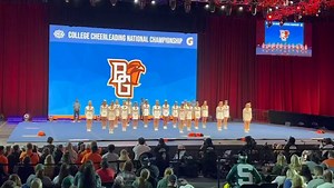 BGSU Cheerleading on Instagram: "Bowling Green State University D1A All Girl 8th Place First time back since 2016 and not only did we make finals, but HIT in finals! #BGSU #cheer #collegecheer #ucacollegenationals"