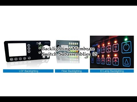 Backlighting Membrare Switch Subassemblies（2）