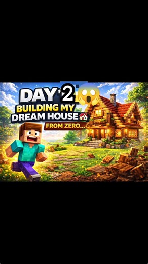 Day 2: Building My Dream House… Getting Better! 😱🏡”
