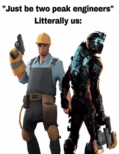 Isaac Clarke & Engineer TF2 Gameplay Compilation