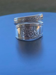 Spoon Ring Size 9.25 Vintage Silver Plated Spoon - Etsy