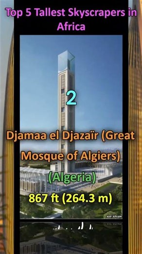 Top 5 Tallest Skyscrapers in Africa #africa #skyscraper #top5 #top10 #facts #tallestskyscraper
