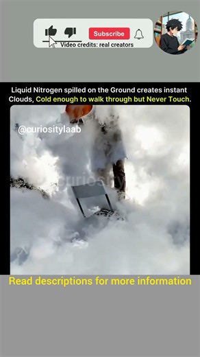 nitrogen to clouds 😱 #shrots
