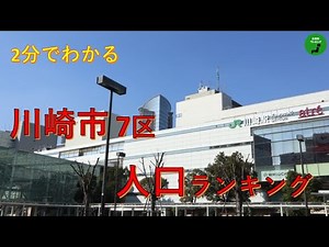 【2分でわかる】142_川崎市7区人口ランキング