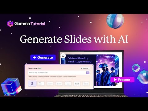 Add slides to your presentations with AI | AI Card Generator | Gamma Tutorial