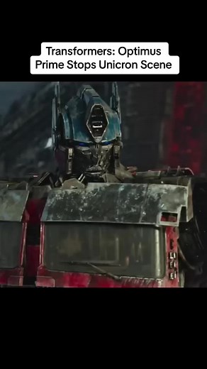 Transformers: Rise of the Beasts (2023) Optimus Prime Stops Unicron #scene #transformers #optimusprime #unicorn #movie