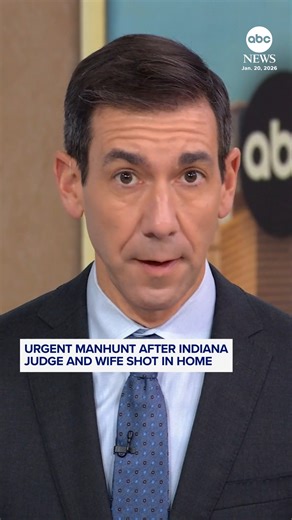 A manhunt is for underway for a suspected gunman after an Indiana judge and his wife were injured in a shooting at their home over the weekend, officials said. Tippecanoe County Judge Steven Meyer and his wife, Kimberly Meyer, are both in stable condition after being shot in their home on Sunday, according to police. Read more: https://abcnews.visitlink.me/9fTaK0 | ABC News