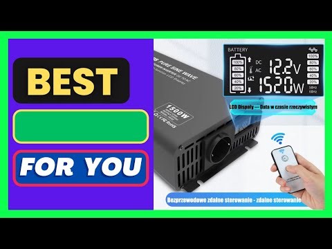 DATOUBOSS Pure Sine Wave Inverter 1500W DC 12V to AC