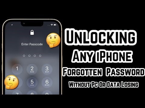 How To Unlock iPhone Passcode Without Data Losing ! Unlock Forgot iPhone Passcode ! Recover Passcode