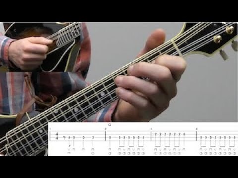 Roll On Buddy | Beginner Bluegrass Mandolin Lesson With Tab