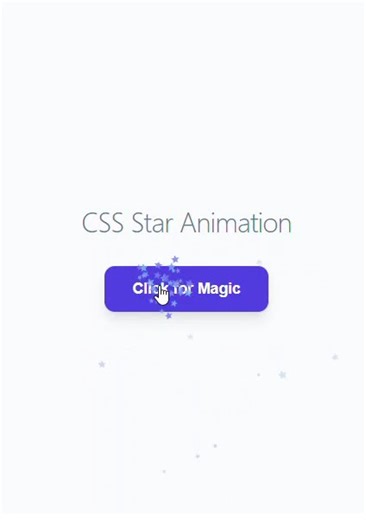 Star Animations with CSS / JavaScript #coding #frontenddeveloper
