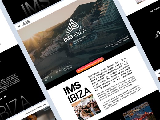 International Music Summit Website Design