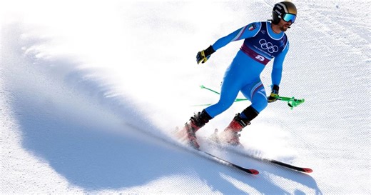 Italy's Schieder rips pants in Olympic team combined crash