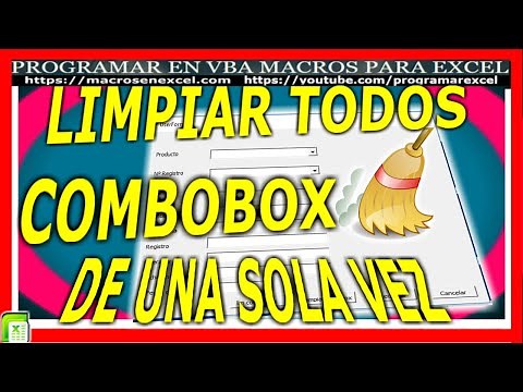 236 ❤️ Como LIMPIAR TODOS los 🔥 COMBOBOX de UNA SOLA VEZ