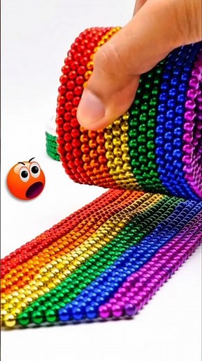 This is 10,000 Magnetic Balls in Action! 🌈✨ ASMR Satisfaction 🧲 #Shorts
