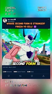 Whose Second Form Is Stronger? Frieza vs Cell! 😈 #sparkingzero #crashout #knockout