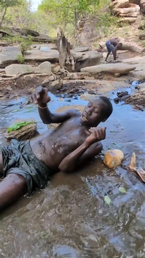 Why do tribals take bath every day #shortvideo