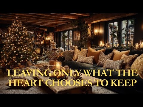 Deep Green Palette & Warm Golden Glow Charming Woodland Christmas Cottage Nostalgic Details
