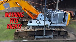 Excavator rebuild: Radiator, oil cooler, frames, and panels installation – Hitachi EX120-2 (part 1)