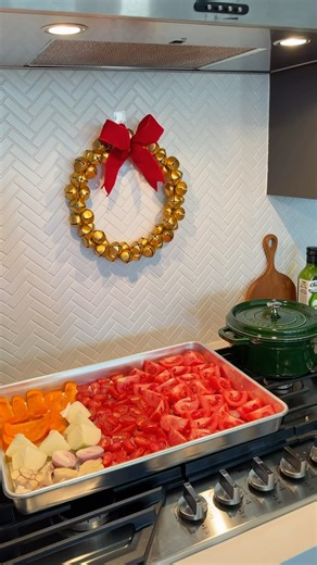 Easy Tomato Basil Soup! Full recipe listed on my TikTok or Facebook 🥰 #soup