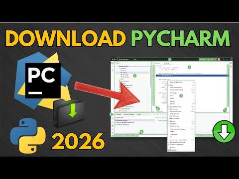 How To Download & Install PyCharm IDE 2026 ( Windows 10/11) | Step-by-Step Tutorial