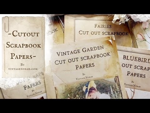 Cut Out Scrapbook Papers ♡ A growing collection!