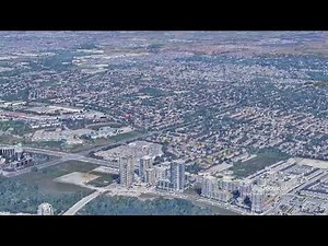 Markham View 3D Aerial Tour of Canada’s High Tech Capital in 4K