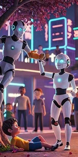 "The Chase of the Future: Kidnapped Robot in Neon City"