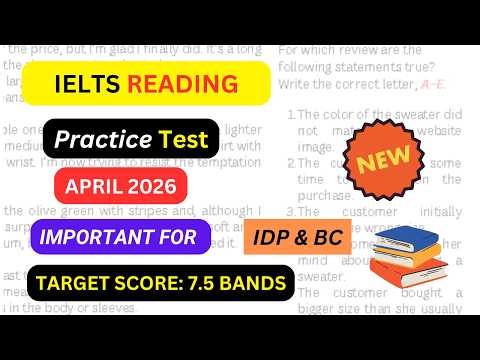 IELTS reading practice test 2026 with answers general training