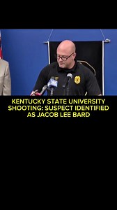 KENTUCKY STATE UNIVERSITY SHOOTING: SUSPECT IDENTIFIED AS JACOB LEE BARD 🚨 • A 21-year-old man identified as Jacob Lee Bard of Evansville, Indiana has been confirmed as the suspected gunman in the Kentucky State University shooting that left one student dead and another in critical condition outside Whitney M. Young Jr. Hall; Bard — not a KSU student — was arrested at the scene and charged with murder and first-degree assault in what authorities describe as an isolated incident, prompting KSU t