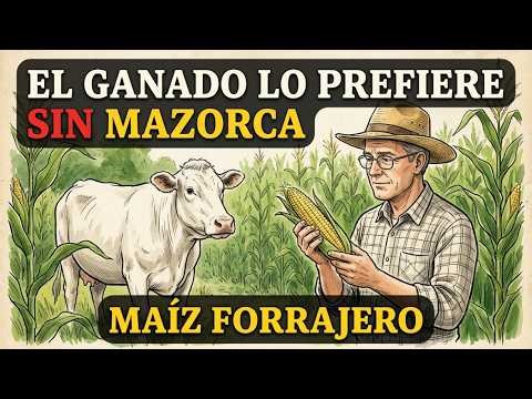 Cómo hacer Maíz forrajero SIN MAZORCA para producir MÁS carne y leche
