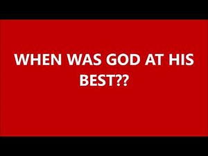 E.V. HILL'S BEST SERMON -"When God was at His Best", preached from pulpit of Moody Memorial Church