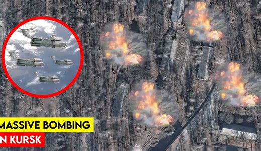 俄军重拳出击，苏34投掷3吨FAB-3000航空炸弹，威力堪比战术核武_哔哩哔哩_bilibili